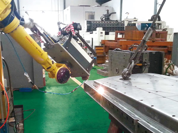 Cutting edge laser heat treatment process